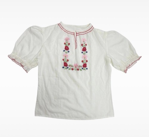 Folklore bluse m weiß - folklore, gr.