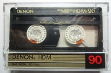DENON  HD-M/90 Metal Position PURE METAL/OXIDE FREE TYPE IV- Kassette/Cassette
