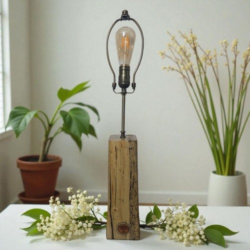 Rustikale eichentischlampe - rustikale,