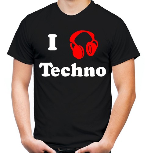 Love techno männer shirt - i,