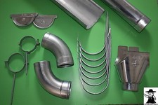 15 m Dachrinne Set Titanzink