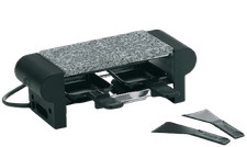 Kela Raclette Splügen für 2 Personen, kompakt, Granitplatte, inkl. 2 Spatel