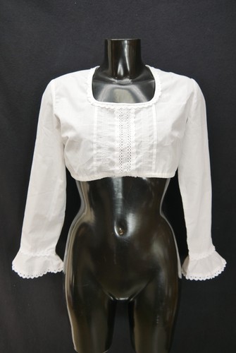 Dirndlbluse weiß bluse - gr.38,