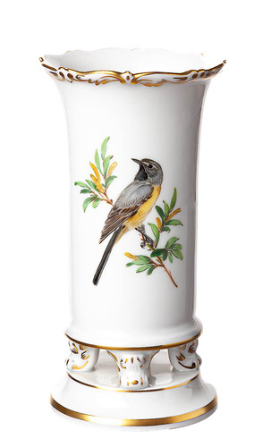 Vase vogel insektenmalerei - vase,