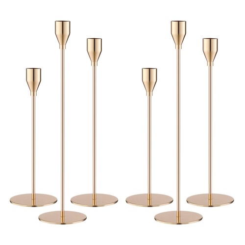 Kerzenständer gold set - kerzenständer, 6