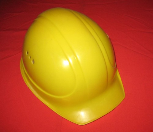 Deko ddr bauhelm gelb helm - bauhelm,
