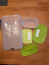 Tupperware  Klima-Oase Prima Dose  Set für Gemüse Hoch, Vertikal  3,2 L + 375 ml