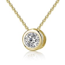 Anhänger Rund 8,5 mm Hochglanz Gold 333 40,45,50,55,60 cm verschied. Goldketten