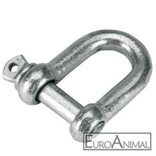Schäkel verzinkt, gerade Form