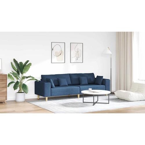 Sitzer sofa mit - kissen, stoff