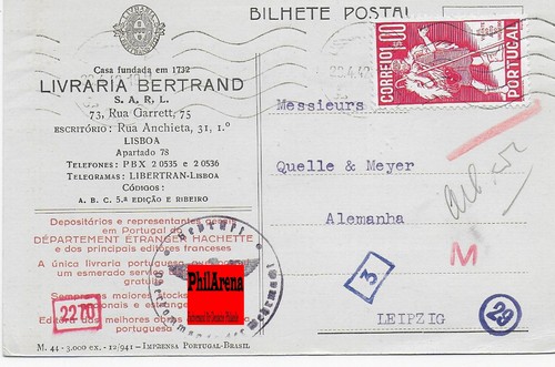 Lisboa postkarte nach leipzig - lisboa:,