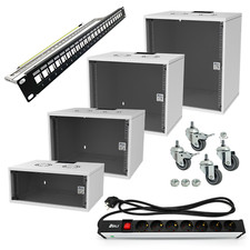 ARLI Netzwerkschrank Serverschrank 19 " Wandgehäuse Rack Server Schrank Zubehör