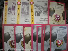 SP064 Dynamo Dresden 12 Programmhefte 1976-1981 StadionProgramme Oberliga
