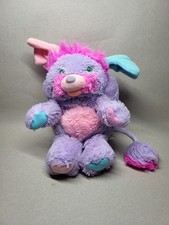 Popples Pretty Bit lila #20 cm Plüschfigur Stofftier# Mattel 1986 # 80er Vintage