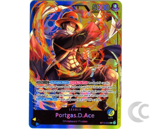 Portgas ace st13 002 leader - portgas.d.ace, st13-002