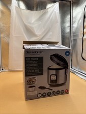 SilverCrest Reiskocher mit Dampfgareinsatz 400 Watt Reis Kocher Dampfgarer