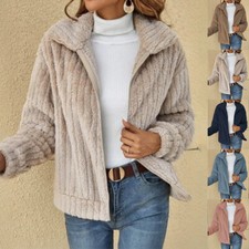 Fleece Teddy Sweatjacke Damen