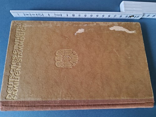 Familienstammbuch 1924 1944 - 1924,