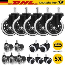 5x Bürostuhl Rollen leise