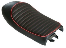 Universal Motorrad Kunstleder Sitzbank schwarz 53 cm NEU