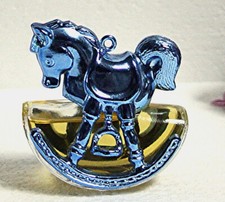 AVON  Schaukelpferd BLAU ?  Rocking horse ? VINTAGE RAR ? Moonwind ?