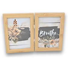 Doppel Bilderrahmen 10x15 Holz