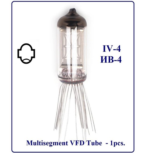 Iv4 ив vfd tube nixie - iv-4,
