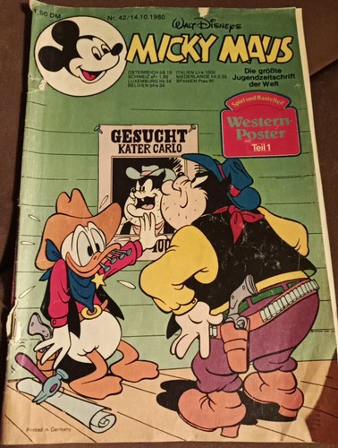 Micky maus heft 1980 - maus-heft,, nr