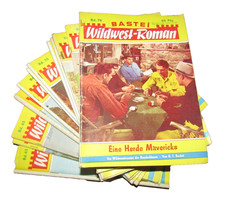 15 Bastei Wildwest-Roman, aus Nummernkreis 60-78, DM Zeit ALT Romanhefte bk621