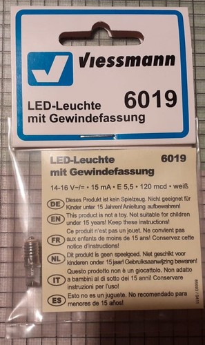 Viessmann 6019 neu led - viessmann, led-leuchte