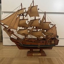 Segelschiff Bounty Modellschiff Holz Schiff - kein Bausatz 38cm