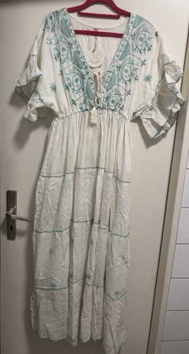 Boho ibiza kleid mit stickerei - boho,