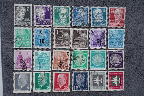 Lot brief marken der ddr - lot, aus