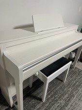 Piano fame hocker weiß - piano, hocker,