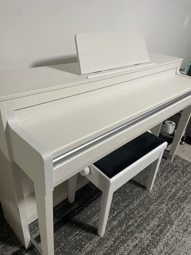 Piano fame hocker - e, weiß