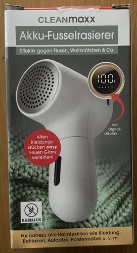 Cleanmaxx akku fusselrasierer - cleanmaxx, akku-fusselrasierer