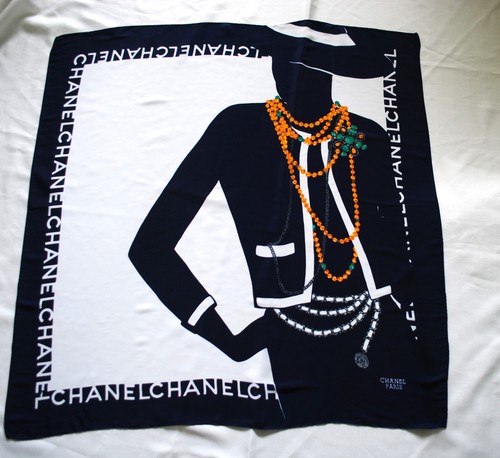 Vintage seidenschal - vintage,