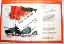 DDR NVA Lehrtafel / Der
