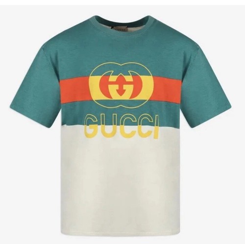 Gucci print shirt grün - t-shirt, &