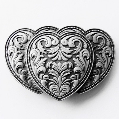 Buckle triple hearts herz - triple, hearts,