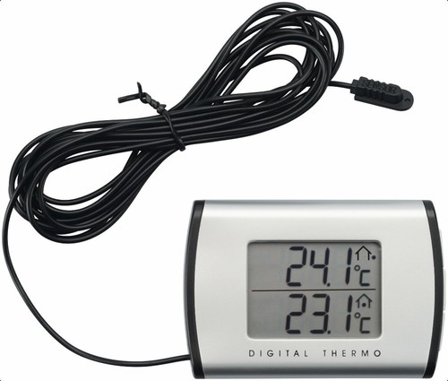Thermometer mit uhr - thermometer,