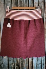 Walkloden-Rock Wollrock Wolle ❤️ Mein Röckchen Handmade Gr.  40 42 Neu Beere ❤️