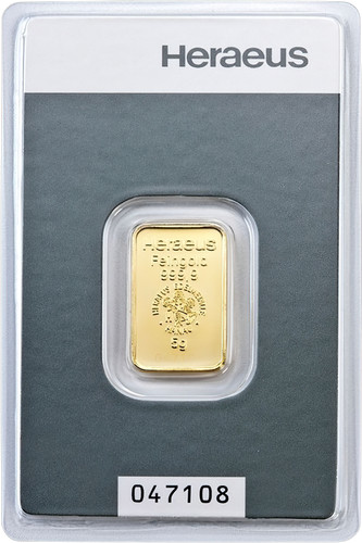 Goldbarren heraeus 999 - g,