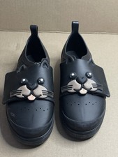 Schwarze Gummi Schuhe Ballerina Loafer Schuhe Größe 32  von Mini Melissa 