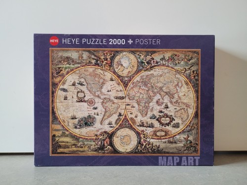 Heye puzzle 2000 teile map - teile,