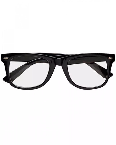 Schwarze nerd brille mit - schwarze,