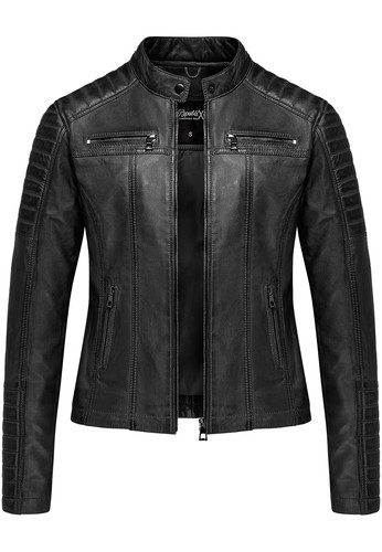 Damen echtleder jacke biker - damen,
