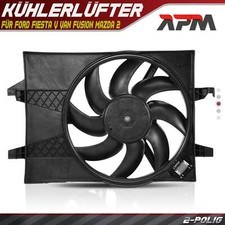 Lüfter Motorkühlung Kühlerlüfter für Ford Fiesta V Van Fusion Mazda 2 2001-2012