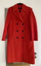 Zara Doubleface langer Mantel Wollmantel Rot Oversize 36/S Jacke Blazer Wolle