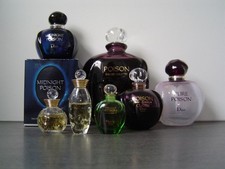 Hochwertiges Set von Dior - 2 Facticen - 2 leer Flakons - 3 Parfüm Miniaturen